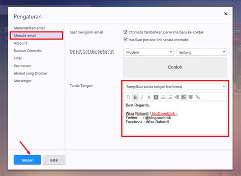Cara Membuat Tanda Tangan Di Email Amat