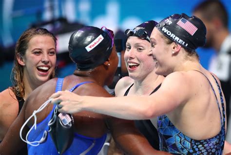 Swimming Us Set World Record To Win Womens 4×100 Meters Medley Relay Metro Us