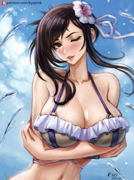 Tifa At The Beach Kyopink611 FF7 Rebirth Hentai Arena