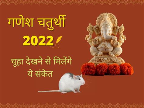 Ganesh Chaturthi 2022 गणेश चतुर्थी के दिन दिखाई दे चूहा तो न करें नजरअंदाज मिलते हैं ये संकेत