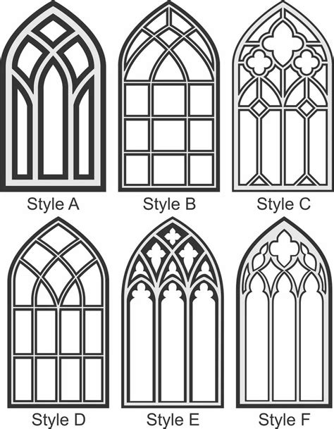 Cathedral Windows Church Windows Vintage Look Wood Window Etsy