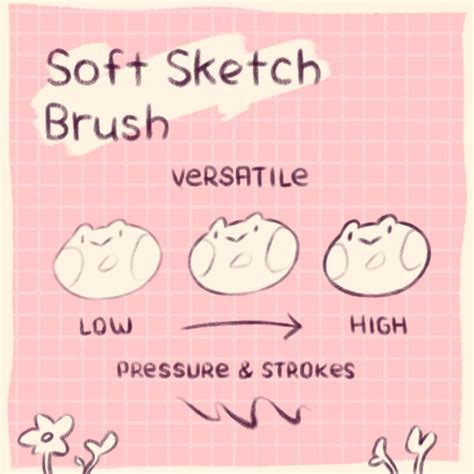 Soft Sketch Procreate Brush GraphicsBunker