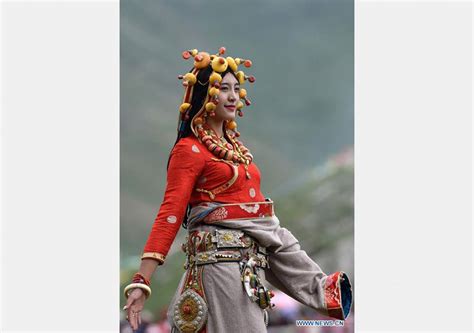 Traditional Tibetan Costumes Presented During Fashion Show