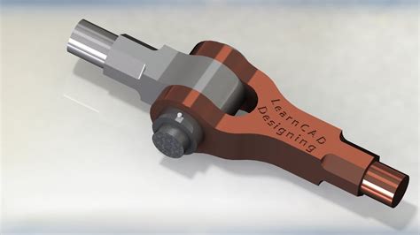 Knuckle Joint In Solidworks Angle Mate Use In Solidworks Youtube