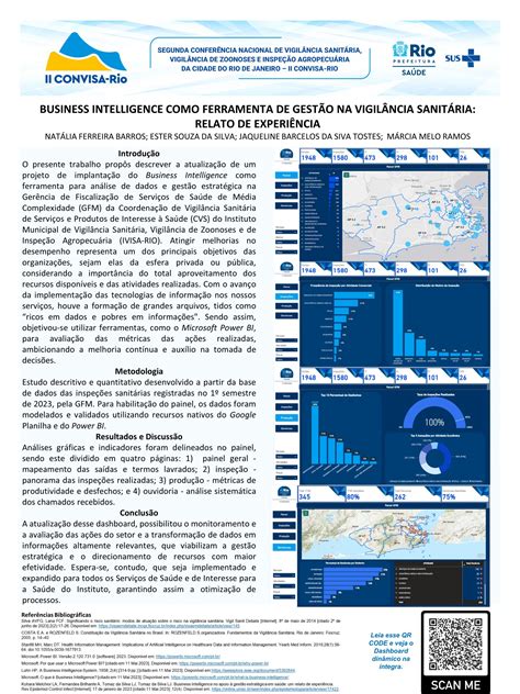 Trabalhos Cient Ficos Ii Convisa Rio Instituto Municipal De