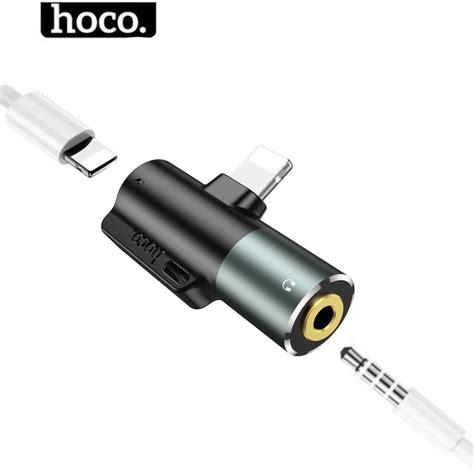 Jack Chuyển đổi Tai Nghe Ip Hoco Giắc Cắm 35mm Vừa Sạc Vừa Nghe Nhạc