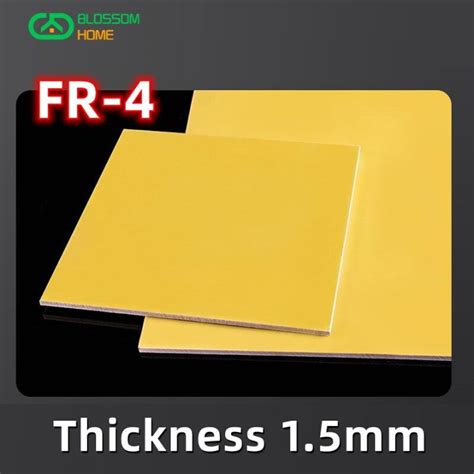 1 5mm Thick Yellow FR4 Glass Fiber Sheet 3240 Epoxy Resin Board