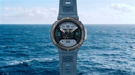 Amazfit T Rex Ocean Blue This Watch For Sailors Youtube