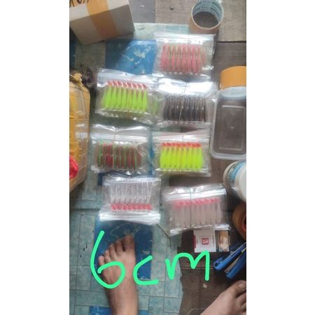 Jual SOFTLURE REPLIKA ZMAN 6CM ISI 8 BIJI MERK LAZARUS Shopee Indonesia