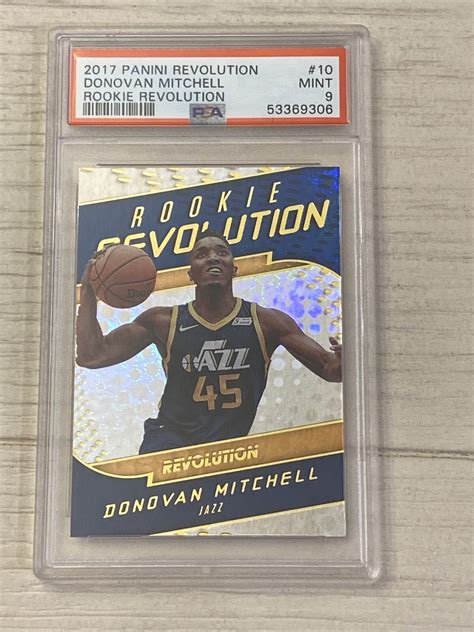 2017 18 Panini Revolution Donovan Mitchell Rookie Revolution RC 10