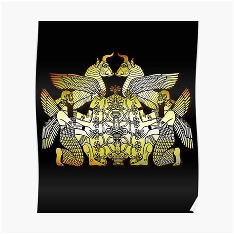 Ancient Assyrian Symbols Posters | Redbubble