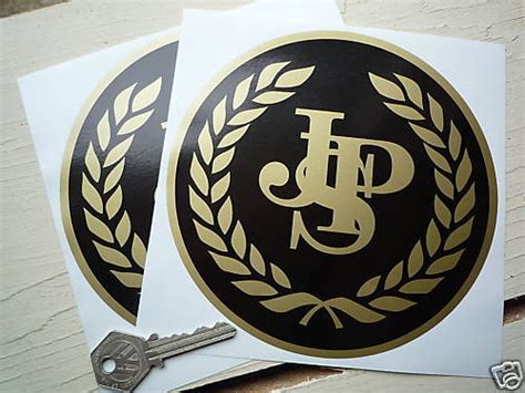 John Player Special Jps Garland Style Round Stickers 6 Pair F1 Lotus Renault Ebay