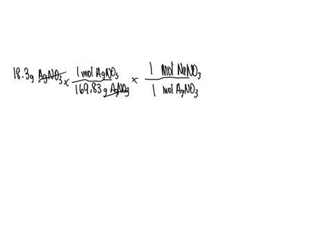 Solved 5 You Have A Solid 700 Gram Mixture Of Sodium Nitrate And