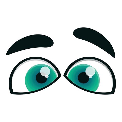 Happy Eyes Icon Cartoon Style 14285326 Vector Art At Vecteezy