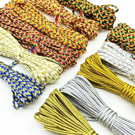 Pulseras De Cuerda De Color Dorado Yardas Mm Cord N De Nudo Chino