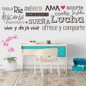 Top Imagen Vinil Para Pared Frases Abzlocal Mx