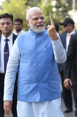 Gujarat Poll Phase Pm Modi Casts His Vote In Ahmedabad The