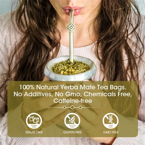 Alliwise Yerba Mate Tea Bag Rich In Chlorophyll Antioxidants Supports