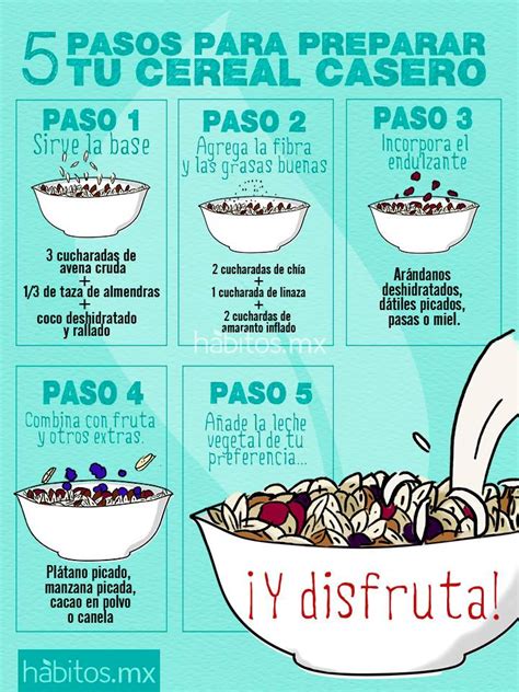 H Bitos Health Coaching Pasos Para Preparar Tu Cereal Casero