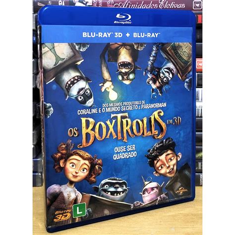 Blu Ray D E D Os Boxtrolls Original Seminovo Shopee Brasil