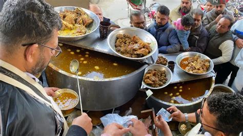 Famous Saleem Butt Mutton Chanay Lahori Nashta Chickpea Stew