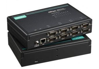 NPort 5600 8 DT Lite MOXA 8 Port Entry Level RS 232 422 485 Serial