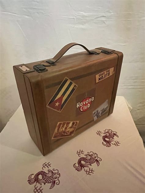 Havana Club Save The Mojito Limited Edition Leather Suitcase Cl