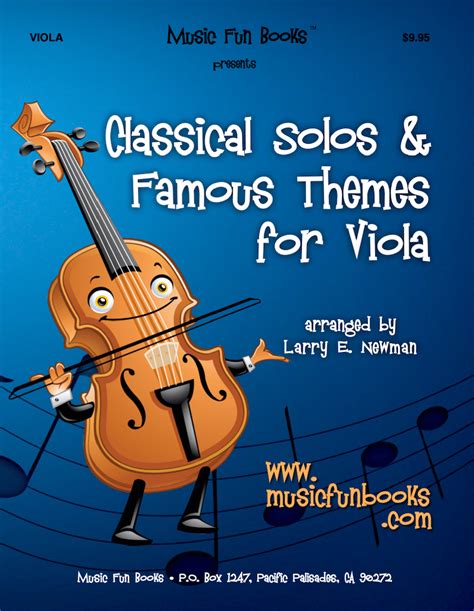 Classical Solos And Famous Themes For Viola Music Fun Books