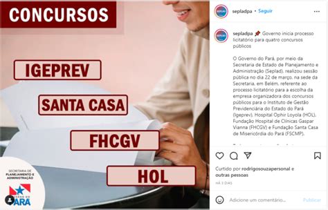 Concurso Igeprev Pa Confira Quais S O As Bancas Na Disputa