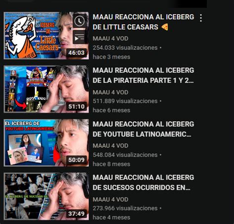 Justo Me Paso Esto En Youtube Medio Que Se Repiten Las Miniaturas No