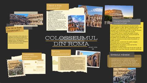 COLLOSEUM UL DIN ROMA By Iulia Avram On Prezi