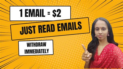 Email Get Paid To Read Emails Earn From Home Work