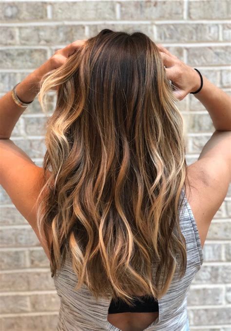 Caramel Balayage Brunette Hair Color Surf Hair Spring Hair Color