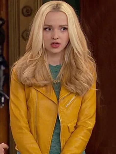 Liv And Maddie S04 Liv Rooney Yellow Leather Jacket