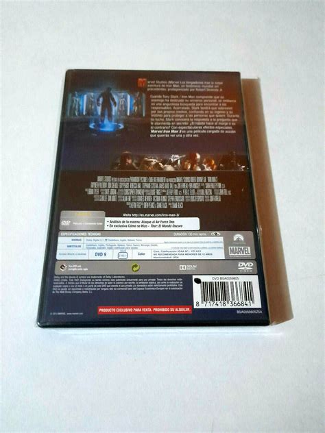 DVD IRON MAN 3 COMO NUEVO SHANE BLACK ROBERT DOWNEY JR GWYNETH