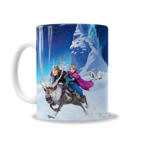 Tazas Frozen Elsa Y Personajes Castillo De Nieve Chiva Calenchu Tienda