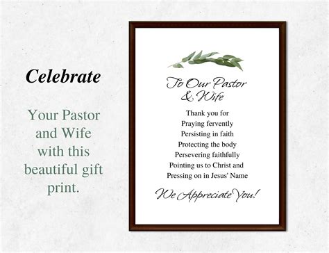 Pastor S Appreciation Month Gift Clergy Appreciation Gift For Pastor