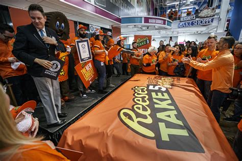 Hershey Crushes Guinness World Record With 5943 Pound Candy Bar