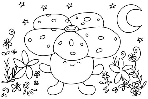 Coloriage Vileplume Gratuit Coloriages Gratuits à Imprimer