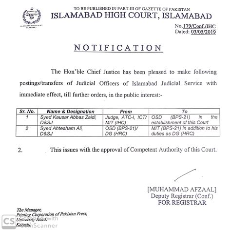 Islamabad High Court