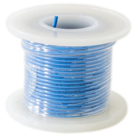 Stranded Hook Up Wire - 22 Gauge, 25 Foot Spool - Blue (Shade May Vary ...