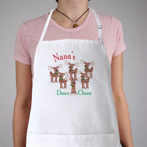 Personalized Reindeer Apron Tsforyounow