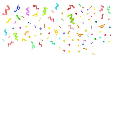 Colorful Confetti For Celebration Vector Confetti Celebration Colorful Png And Vector With