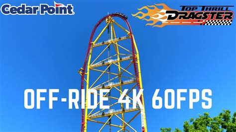 Top Thrill Dragster Off Ride 4k 60fps Cedar Point Featuring A