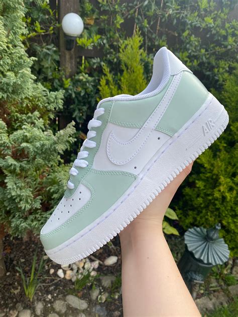 Sage Green Custom Air Force 1 Etsy Australia