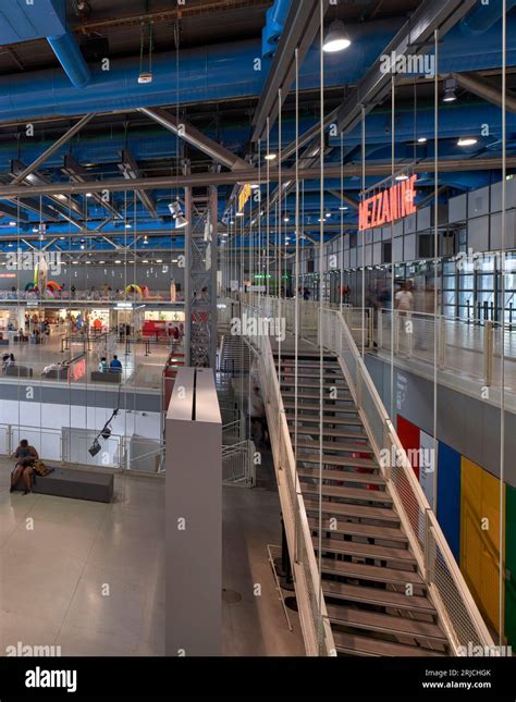 Interior View On Ground Floor Centre Pompidou Paris In 2023 Paris