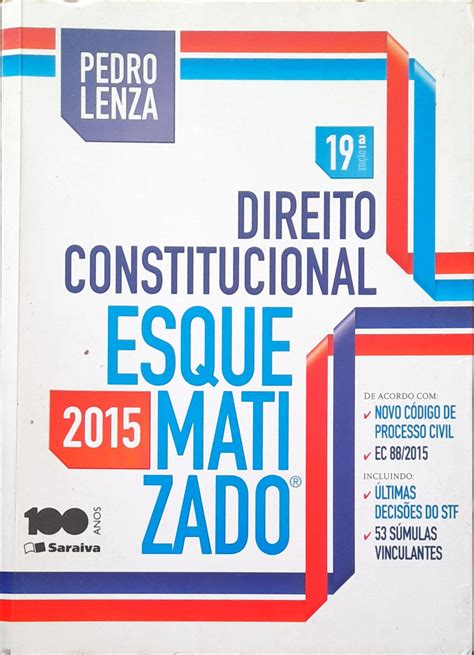 Direito Constitucional Esquematizado Pedro Lenza 19ª Ed Higino