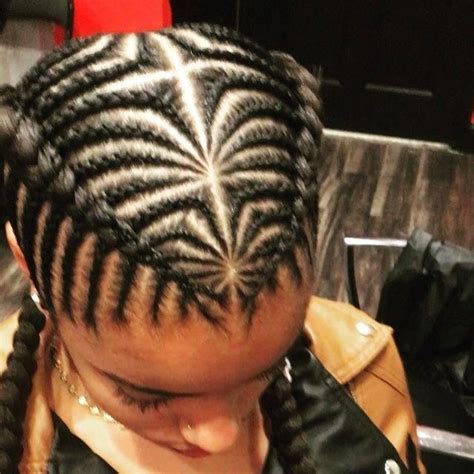 Cornrow Fishbone Braids Stuffedpeppers Hair Styles Braided