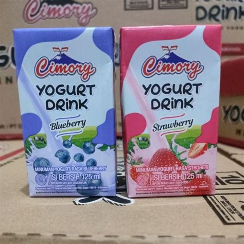 Jual Cimory Yogurt Drink Kotak 125 Ml Shopee Indonesia