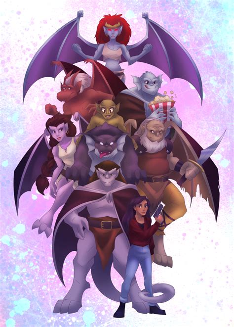 Gargoyles By Shellsweet On Deviantart Gargoyles Disney Gargoyles